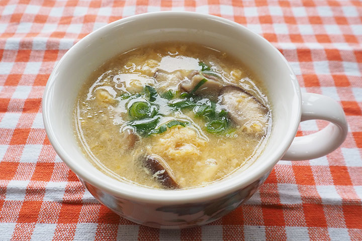 しいたけの中華スープ