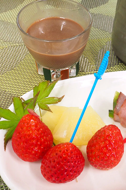 チョコレートフォンデュ