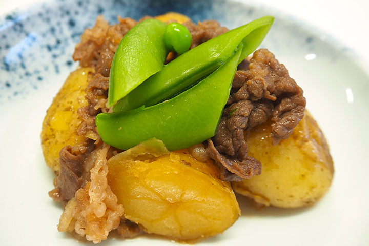 新ジャガの煮物
