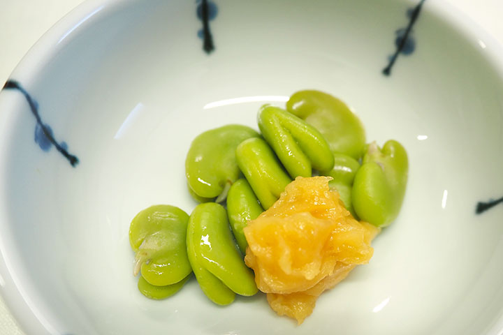 そら豆の甘味噌