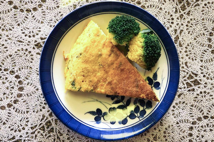 セロリのオムレツ