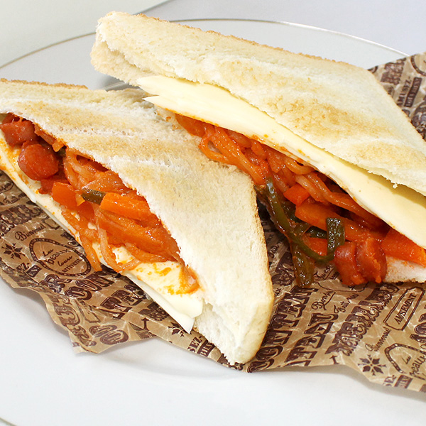 昔ながらのホットサンド